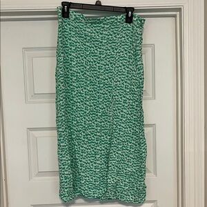 H & M Green Patterned Women's Skirt